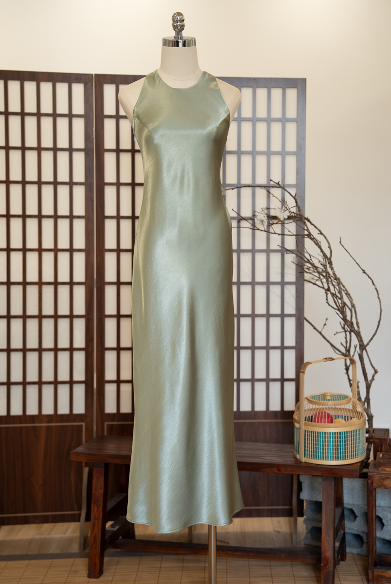 TD002 | Đầm Lụa Yếm An Basic